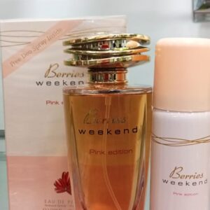 Berries Weekend Pink Edition 100ml Eau de Parfum with 50ml Perfumed Spray